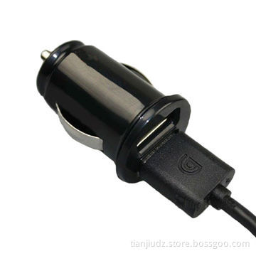 Lightweight Newest Mini Car Charger, 5V, 2.2A Output for iPad, iPod, iPhone and More